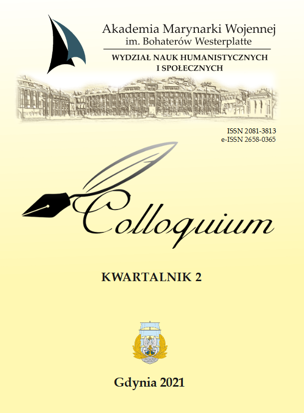 					Pokaż  Tom 13 Nr 2 (2021): Colloquium
				