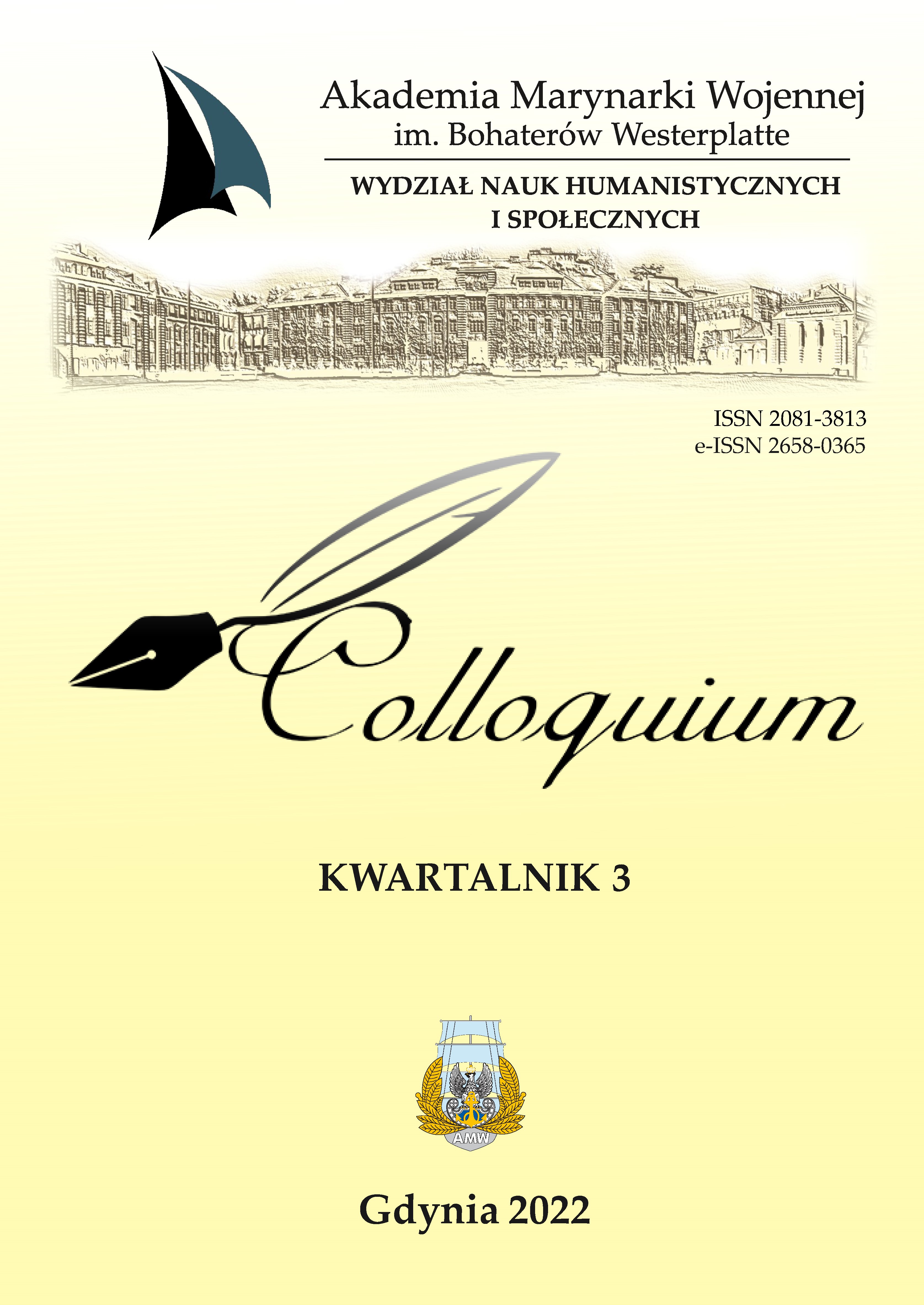 					Pokaż  Tom 14 Nr 3 (2022): Colloquium
				